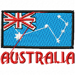 Australia Embroidery Design 1